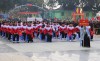 Học sinh trường PTDTNT THPT huyện Tuần Giáo tham gia Lễ giao nhận quân năm 2025 do UBND huyện Tuần Giáo tổ chức